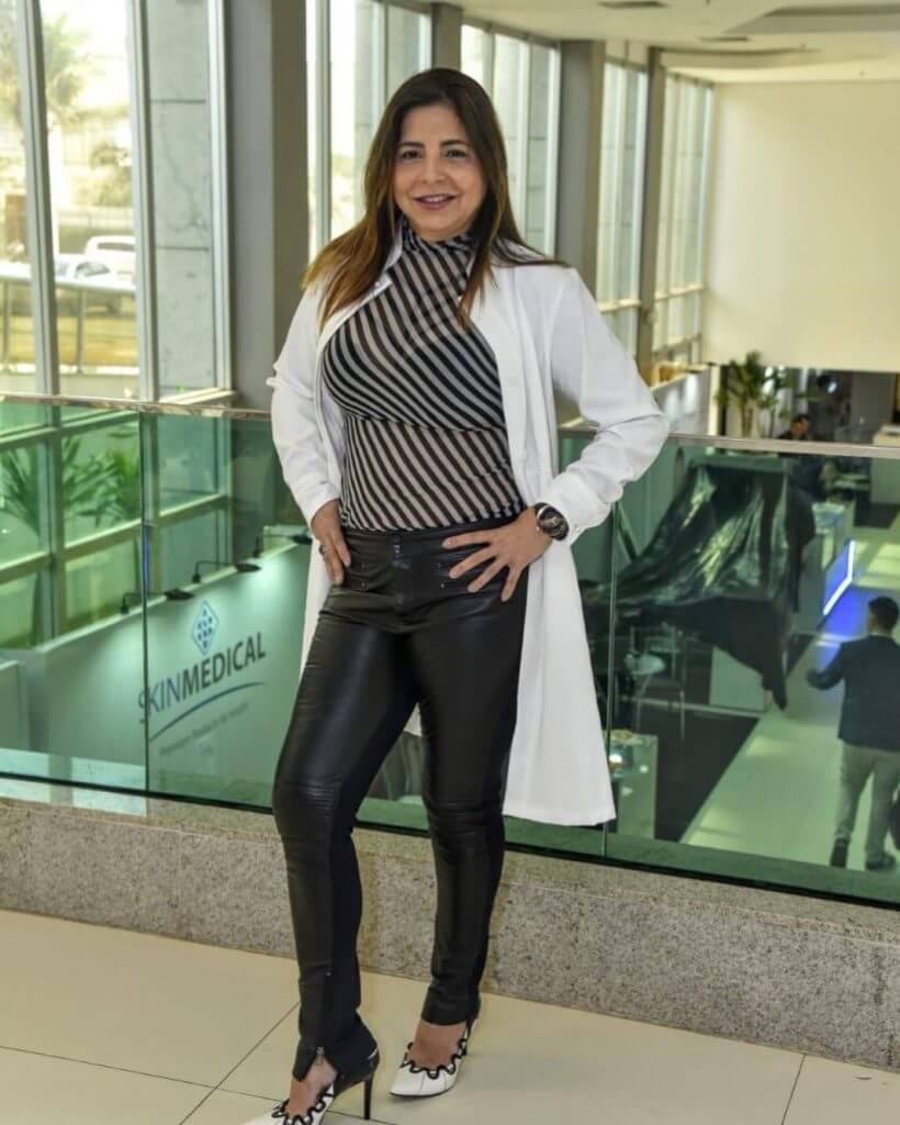 Especialista em saúde estética, Dra. Sandra Figueiredo 